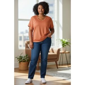 Columbia Womens Omni-Wick Advanced Evaporation Short Sleeve Shirt Coral Size XL